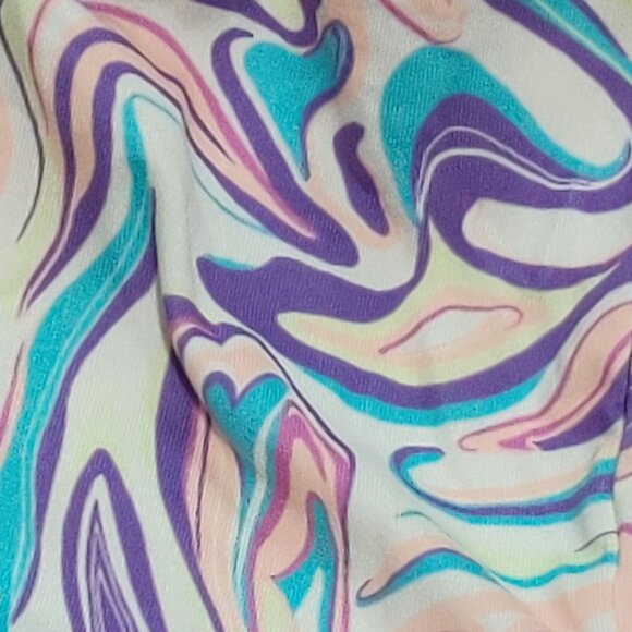 Disney Jumping Beans 4T Girls Active Shorts Pastel Marble Print Kids Toddler - Picture 4 of 4